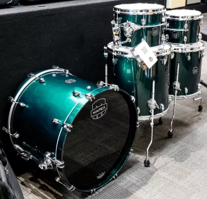 Mapex - Saturn Evolution 5-Piece Shell Pack (22,10,12,14,16) - Brunswick Green 2